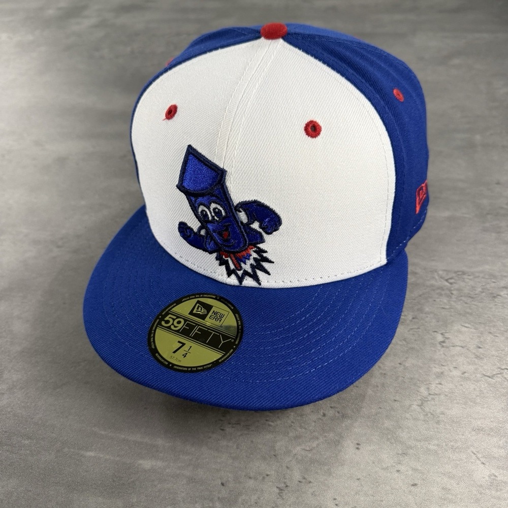 Worcester‎ Red Sox Hat New Era Cap 7 1/4 Blue MiLB Farm Minor 59Fifty USA NEW